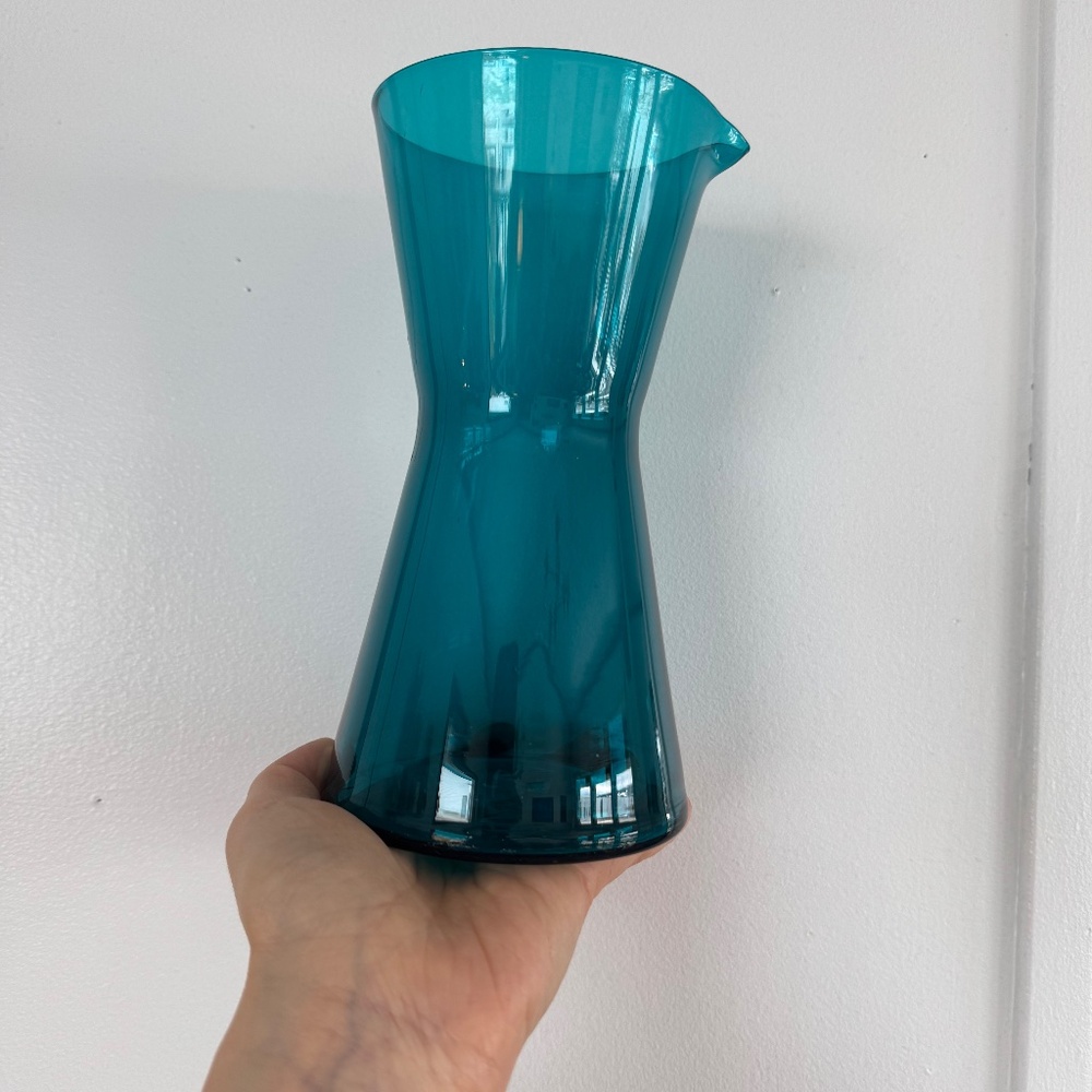 Blue Glass Carafe